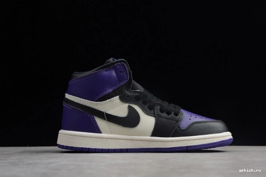 Cheap EP 1 Air Kids  High Kid OG 555088-501 Jordan 'Court Retro 555088-501 Purple' 0304